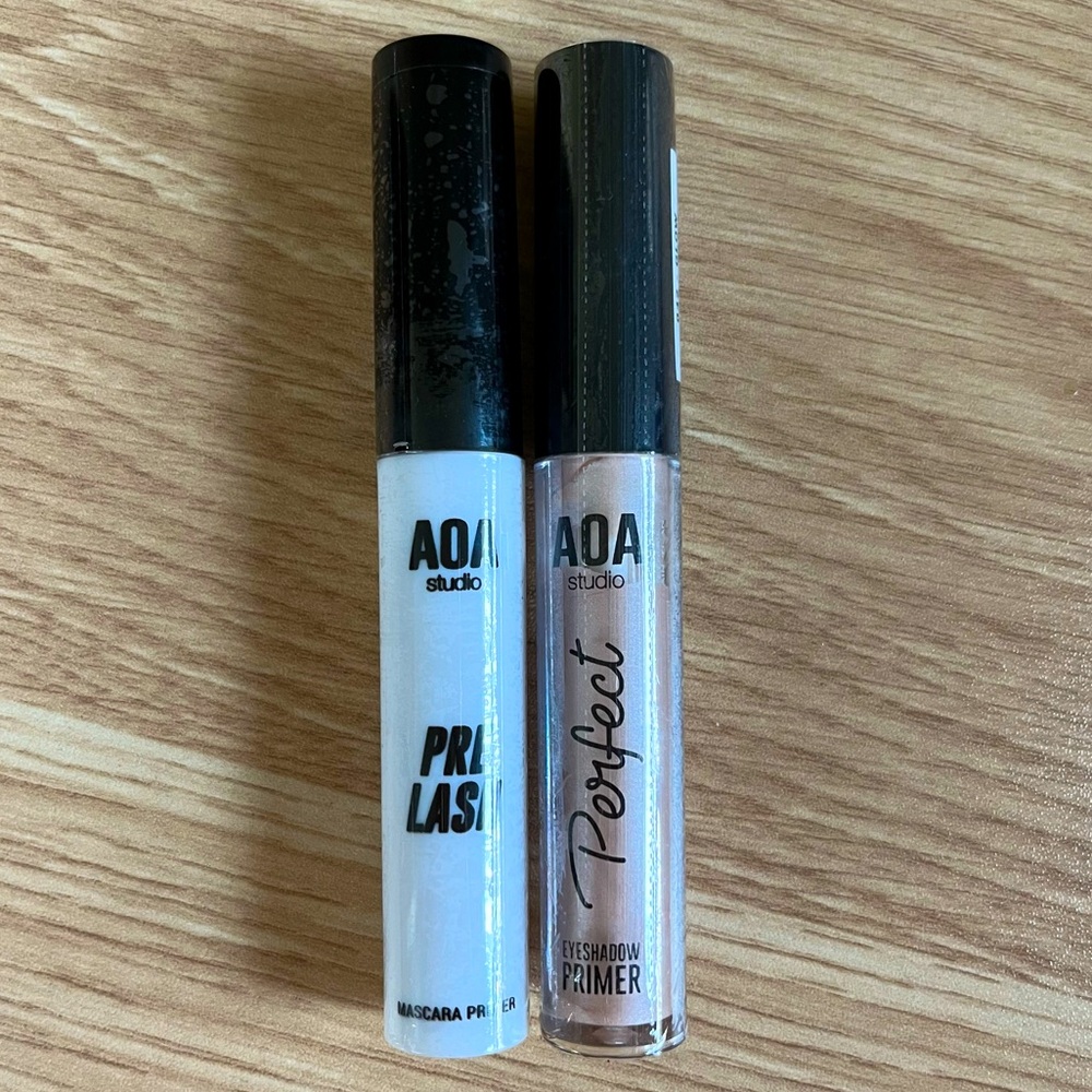 AOA Studio Eyeshadow and Mascara Primer Duo - Sealed New